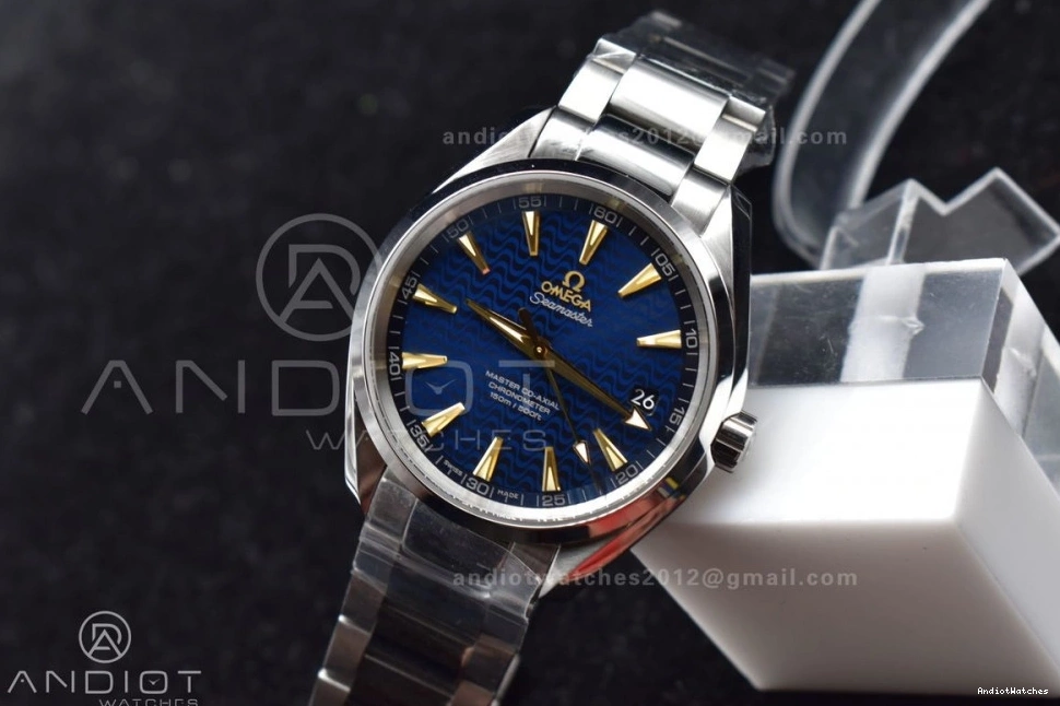 Blue Best Edition 150M 1:1 Bracelet Terra Efficient 508 A Aqua Dial SS On SS VSF Waved 0906